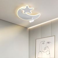 [COD] Childrens room bedroom new modern creative romantic moon ceiling with spotlight