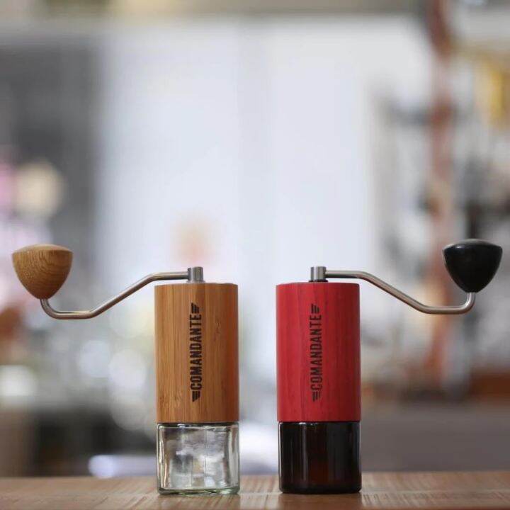 German Comandante Commander Professional Espresso Portable Hand Crank