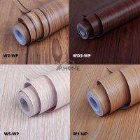 【JJA Decoration】 Wallpaper PVC สติ๊กเกอร์กาวติดผนังไม้45ซม. X 10ม