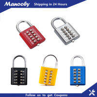 Manooby 10หลักปุ่มกดกุญแจคล้องแบบรหัส,5กลไกการล็อค,Chrome Plated Anti-Theft หลัก Push ล็อกรหัสสำหรับ Locker ลิ้นชักประตูตู้เก็บของฮาร์ดแวร์ DIY กุญแจคล้องแบบรหัส S