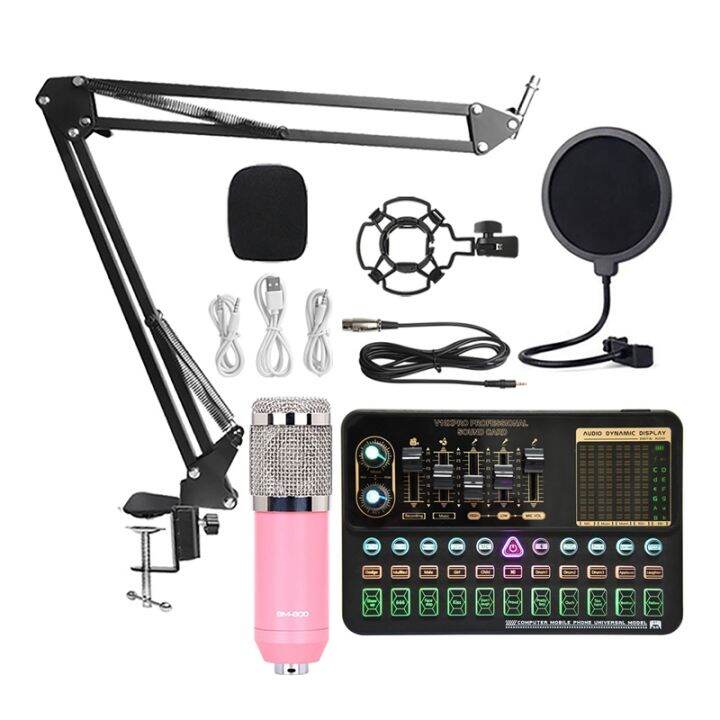 Professional Condenser Microphone BM800 Wireless Bluetooth V10 PRO