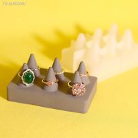 ▲ Ring Storage Tray Mold 6 Holes Ring Display Holder Silicone Resin Molds Jesmonite Concrete Plaster Jewelry Organizer Craft Mould