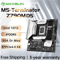 MAXSUN T Erminator Z790M D5เมนบอร์ด SATA 5 * M.2 DDR5 PCIE4.0สนับสนุน In 12th 13th Core 12700 13400F 13700พัน13900พัน