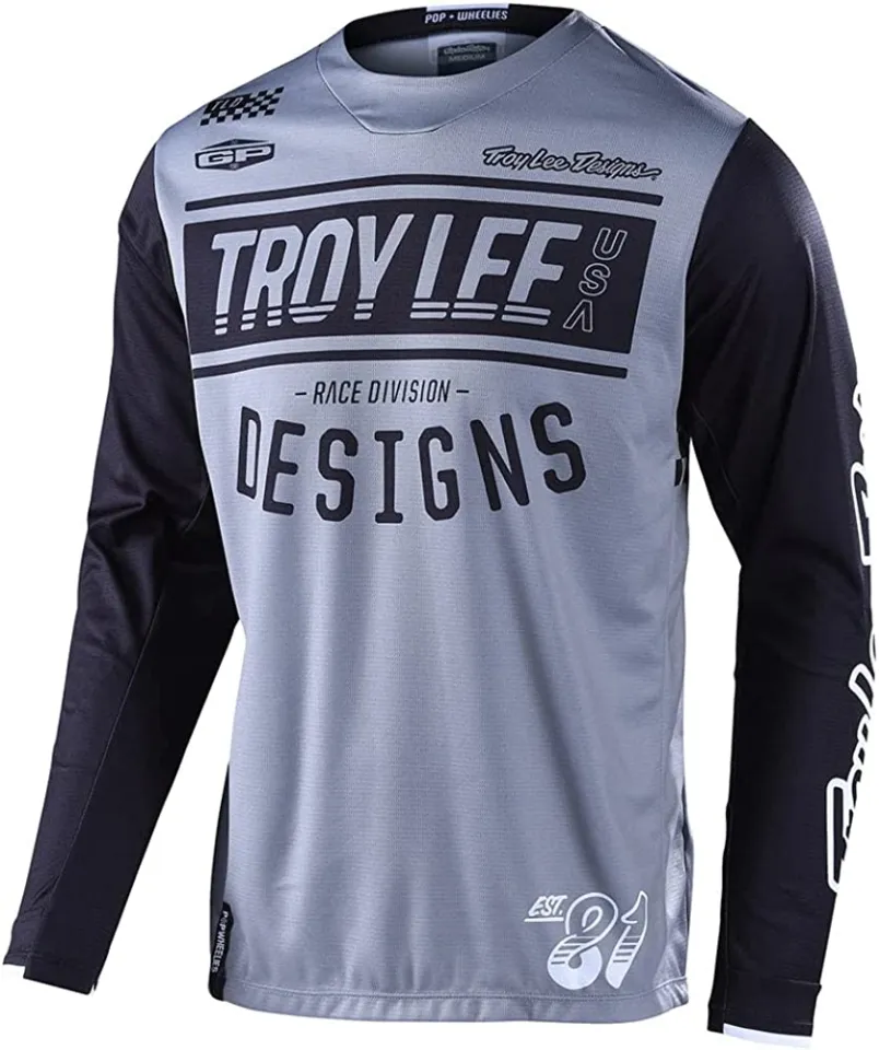  Troy Lee Designs GP Air Warped Jersey - Motocross Dirt Bike ATV  Enduro Dual Sport Racing Off Road Long Sleeve Gear -Adult Men : Automotive