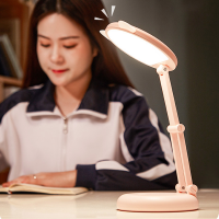 ของขวัญวันเกิด LED แบบสัมผัสชาร์จไฟได้พกพาได้นักเรียนโคมไฟหอพักพับได้