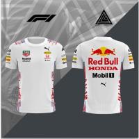 （Can Customizable）F1 Racing Suit Red Bull RBR Honda T-Shirt Moisture Wicking Quick-Drying Motorcycle Sweatshi（Adult and Childrens Sizes）