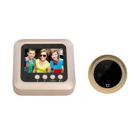 2.4 Inch TFT Color Screen Display Door Peephole Camera Viewer, Doorbell Video Camera PIR Night Vision 160 Wide Angle