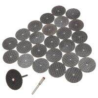 New 25pc 32mm Resin Cutting Wheel Cut-off Discs Kit +1pc Mandrel For Rotary Tool