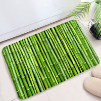 Green Bamboo Forest 3D Bathroom Mat Bath Mat Rug 3pc Set Entrance Door Mat Toilet Carpet Bathtub Accessories Bathroom Products