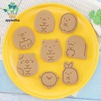 APPLED การ์ตูนกดได้ DIY แม่พิมพ์ Bakeware ห้องครัว เค้ก แม่พิมพ์บิสกิต แม่พิมพ์คุกกี้ เครื่องมืออบ เครื่องตัดคุกกี้