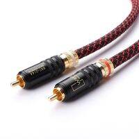 【sought-after】 【Popular choice】 【Free-delivery】 【New arrival】 คู่ CANARE 99.998% ปลั๊ก OFC สายออดิโอกับ RCA RCA เชื่อมต่อ