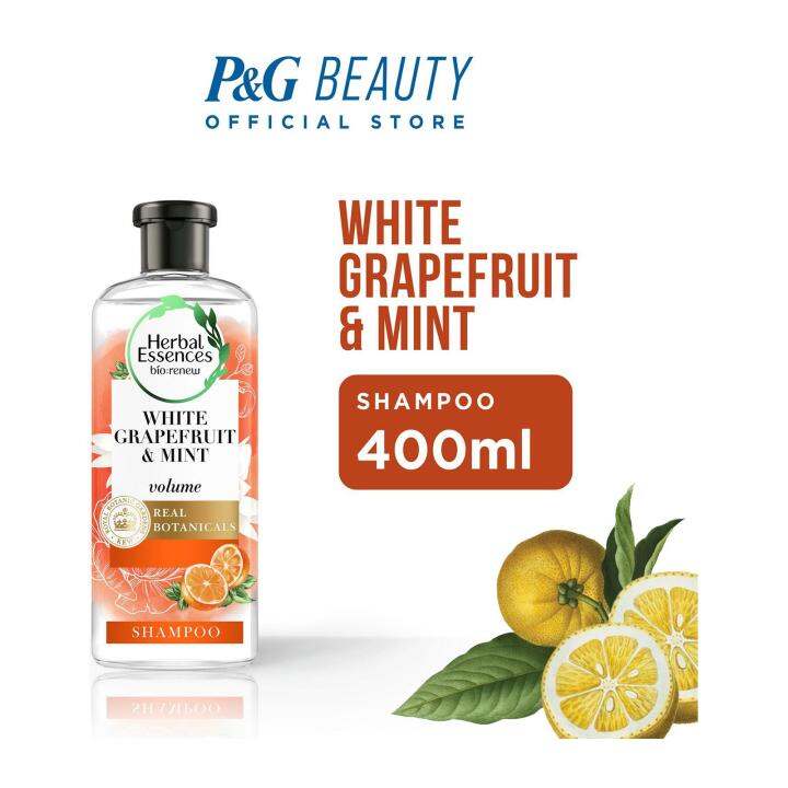 Herbal Essences Bio Renew Volume White Grapefruit And Mosa Mint Shampoo 400ml (Laz Mama Shop