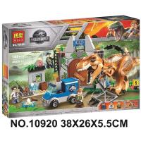 Lego 10758 Jurassic World 2 Tyrannosaurus Escape Dinosaur Rage Tyrannosaurus Assembled Building Block Toy Gift
