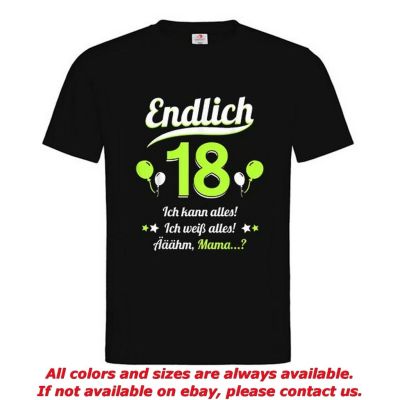 Customized Unit-Shirt Mens -18. Birthday Party 2003-Funny Gift  48HB