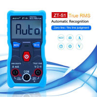 ZT-S1 4000นับอัตโนมัติมัลติมิเตอร์อัจฉริยะเกียร์การรับรู้เครื่องทดสอบแบบพกพา,DC/AC โวลต์มิเตอร์ Current มัลติมิเตอร์แอมป์มิเตอร์เครื่องทดสอบ NCV