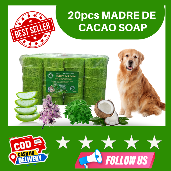 MAdre de cacao soap 1 kilo 20pcs anti mange anti kati kati anti tick ...