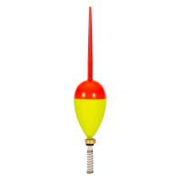 Fishing Float And Bobbers Balsa Wood Spring Slip Bobber Floats For Panfish Eye-catching Red And Yellow Bold Vertical Big Belly  Lures  Baits