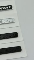 1pcs New ABS Car Rear Trunk Emblem Sticker Modified Tail Label For Audi Sport A4L A6L A8L Q3 Q5 Q7 Q8