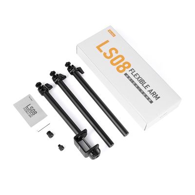 VIJIM LS08 Desktop Streaming Flexible Arm Extension Pole Stick Bracket Broadcast Boom Arm Desk Lights Stick Removable Ballhead