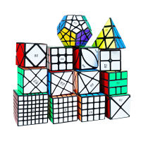 QIYI ความเร็ว Magic Cube 2x2x2 3x3x3 4x4x4 5x5x5 ปริศนาสติกเกอร์สีดำก้อนการศึกษา Learnning Cubo Magico ของเล่นสำหรับเด็ก-fhstcjfmqxjkf