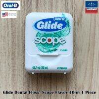 Oral-B® Glide Dental Floss, Scope Flavor 40 m 1 or 6 Pieces ไหมขัดฟัน ออรัลบี ไกลด์ ยาว 40 เมตร