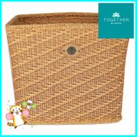 ตะกร้าผ้าเหลี่ยม MONARCH 47x34x40 ซม. สีน้ำตาลLAUNDRY BASKET MONARCH NATURE 47X34X40CM **สอบถามเพิ่มเติมได้จ้า**