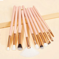 RANCAI 1015pcs Professional Make-up Brushes Set Makeup Power Brush Make Up Beauty Tools Soft Synthetic Hair With Leather Case