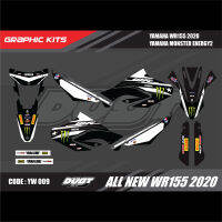 สติ๊กเกอร์วิบาก YAMAHA WR155R 2020 ทั้งคัน Graphic kit สติ๊กเกอร์เคลือบเงา สุดคุ้ม