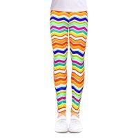 ZukoCert High Flexibility Skinny Girl leggings Floral Print Kids Pants for 2-13 Year Children (1pcs)