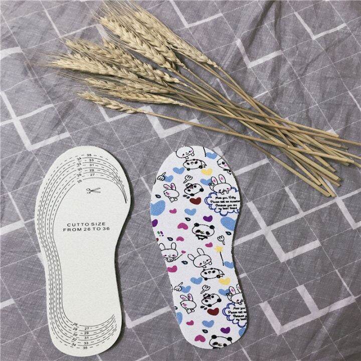 【ใหม่】171 225CmPanda DIY Insoles ตัดพื้นรองเท้านุ่ม Insole Thaya แทรก