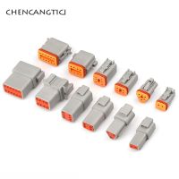 【CC】❐✼✾  1 Set Deutsch 2 3 4 6 8 12 Pin Automotive Sealed Electric Male And Female Plug DT06-2S DT04-2P