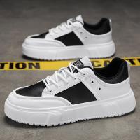 CYYTL Leather Mens Shoes Casual Platform Luxury Male Sneakers Outdoor Sport Skateboard Walk Tennis Trainers Flat Student Loafers