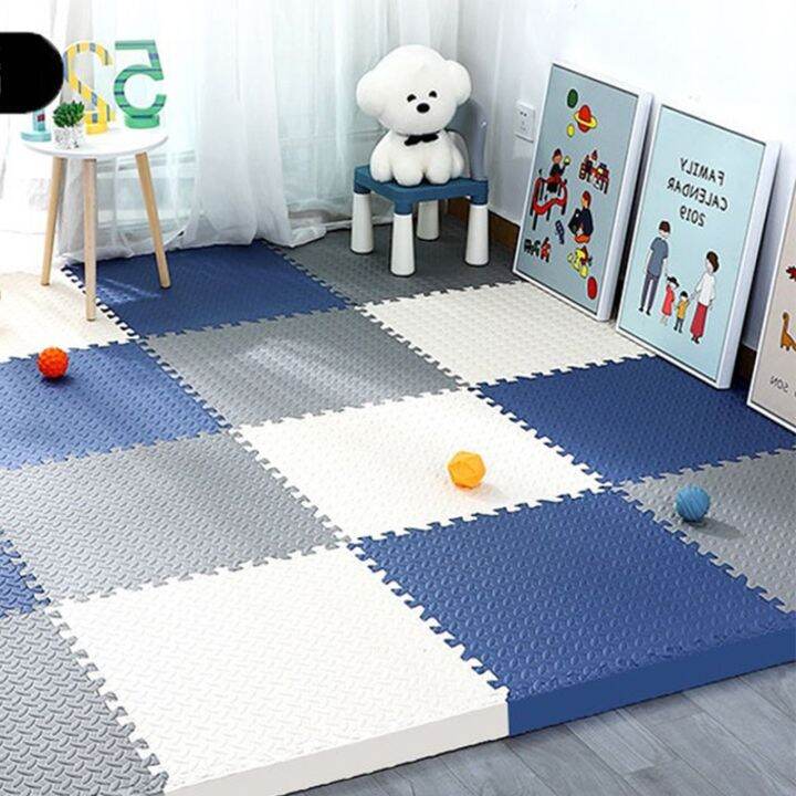 【CC】 ☏ Hawthorne1 12PCS 30x30cm Grain Floor Mats NonSlip Protection