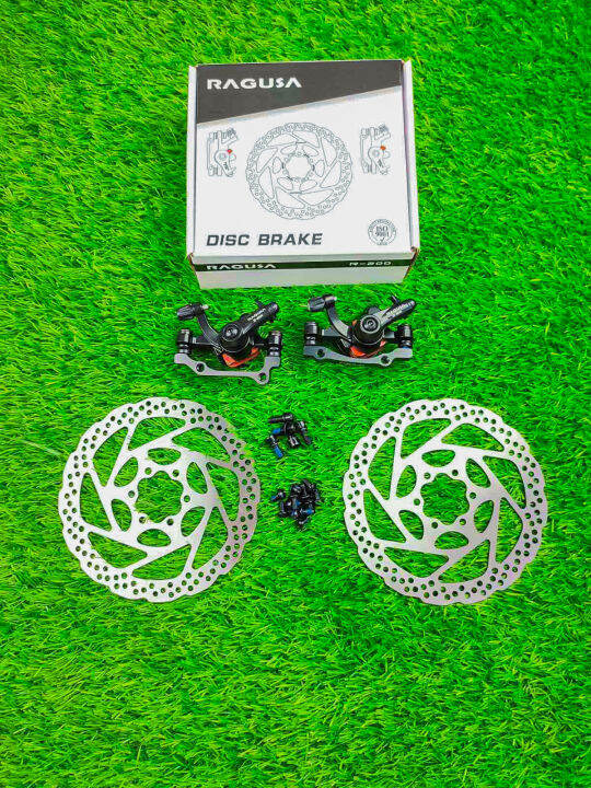 GBBS Ragusa R200 R100 Disc Brake Caliper Rotor Set 160mm Mountain Bike ...