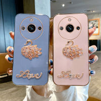 เคสมือถือ OPPO Realme 11 Pro Realme11pro+ สีมาการอง ดีไซน์แบบชุบเงา เคสนิ่มตกแต่งแฟชั่น Realme 11 Pro Realme11pro+ เคสโทรศัพท์