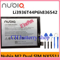 แบตเตอรี่ แท้ Li3936T44P6h836542 ZTE Nubia M2, Nubia M2 Dual SIM,nubia M2 Dual SIM TD-LTE, NX551J 3630MAh