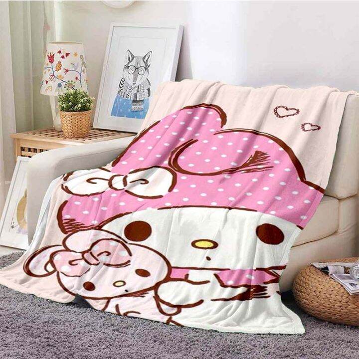 cartoon-melody-cute-blanket-sofa-cover-office-nap-air-conditioning-flannel-soft-keep-warm-can-be-customized-3