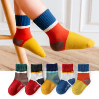 5PairLot Childrens Socks Autumn Winter Cotton Socks Girls Short Sox 1-12 years old Floor Socks Lucky Kids Boy Breathable Socks