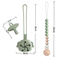 Soft Silicone Baby Essentials Personalized Infant Feeding Pacifier Holder Pacifier Chain Teat Attachment Childrens Products