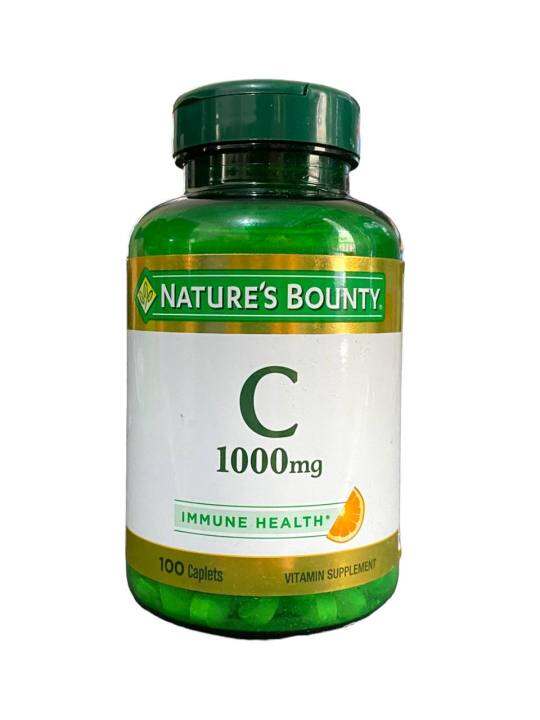 Nature’s Bounty Vitamin C 1000mg, Immune Support Supplement 100 Caplets
