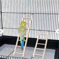 SMAZAD กรงนกพร้อมตะขอ1ไม้พีซีทนทานของเล่นสำหรับ Lizard Parakeet Parakeet Parakeet Parrot กรอบนกแก้วปีนแฮมสเตอร์ของเล่นบันไดนก