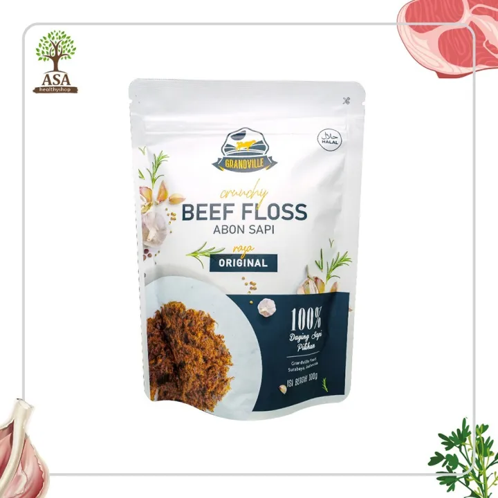 Grandville Beef Floss/Abon Sapi Original 100 gram Lazada Indonesia