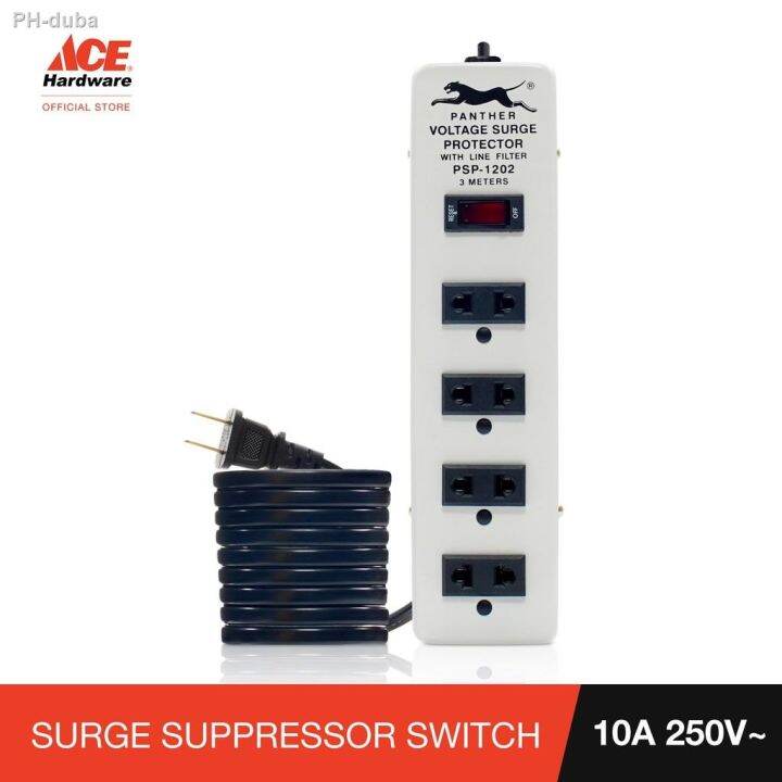 PANTHER Surge Protector W/ Ground PSP1202 Lazada PH