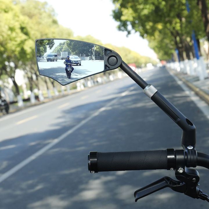 กระจกจักรยานเด็กเล่นมอเตอร์ไซค์สีฟ้ากระจกมองหลังสำหรับจักรยานอุปกรณ์-skuter-listrik-กระจกมองหลังกระจกมองหลังชิ้นส่วน-mtb