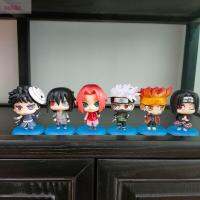 ของขวัญ LZYBIM ฟิกเกอร์อนิเมะฟิกเกอร์อกากาชิการ่าจาก Uzumaki Sasuke 6ชิ้น/ชุด