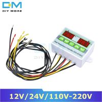 diymore ST3012 LED Digital Display Thermostat Dual Temperature Controller เครื่องวัดอุณหภูมิ Thermo Control ZFX-ST3012 12V/24V/110V-220V