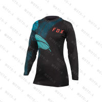 Cross Country Mountain Bike Jersey ผู้หญิง Downhill Jersey Hpit Fox Mountain MTB เสื้อ Cross Country Jersey สุภาพสตรี Sweatshirt