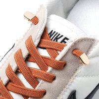 【LZ】❍  Elastic No Tie Shoe Laces Tênis de lazer ao ar livre Segurança Rápida Cadarço Plano Crianças e Adultos Cadarço Preguiçoso Unissex 1 Par