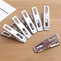 40pcslot Stainless Clothespins Home Steelsock Shoes Clothes Storage Strong Spring Pegs Organizer Bathroom Accessories In Stock