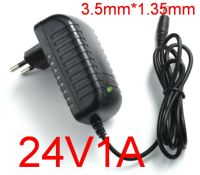 【100%-New】 bazhifei3 1PCS คุณภาพสูง24V 1A AC 100V-240V Converter IC Power Adapter DC 1000mA 24W EU Plug DC 3.5มม. X 1.35มม.